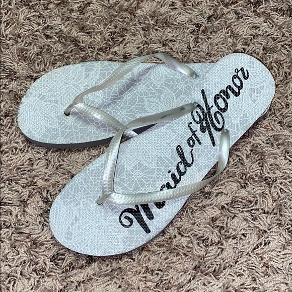 maid of honor flip flops